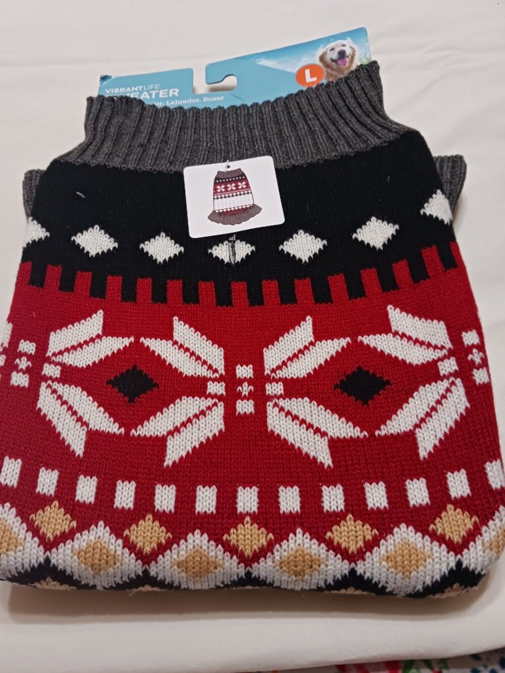 SIZE LARGE DOG SWEATER